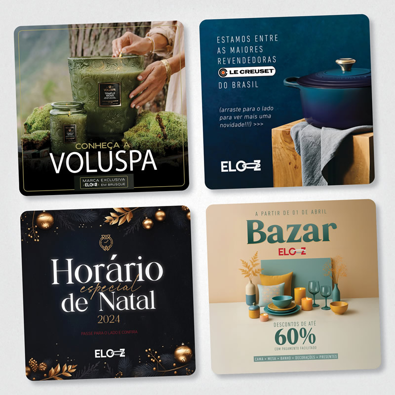 Mídias Sociais - P1 Design - Brusque