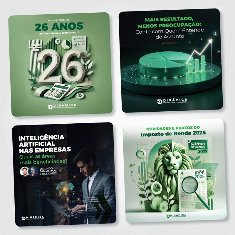 Mídias Sociais - P1 Design - Brusque