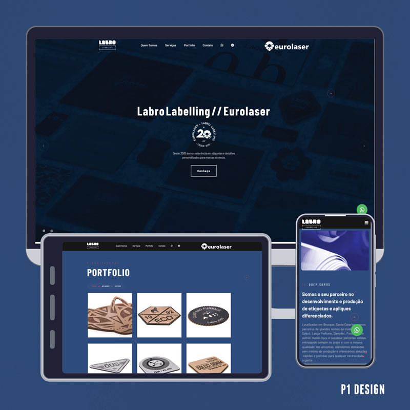 Sites Institucionais - P1 Design - Brusque