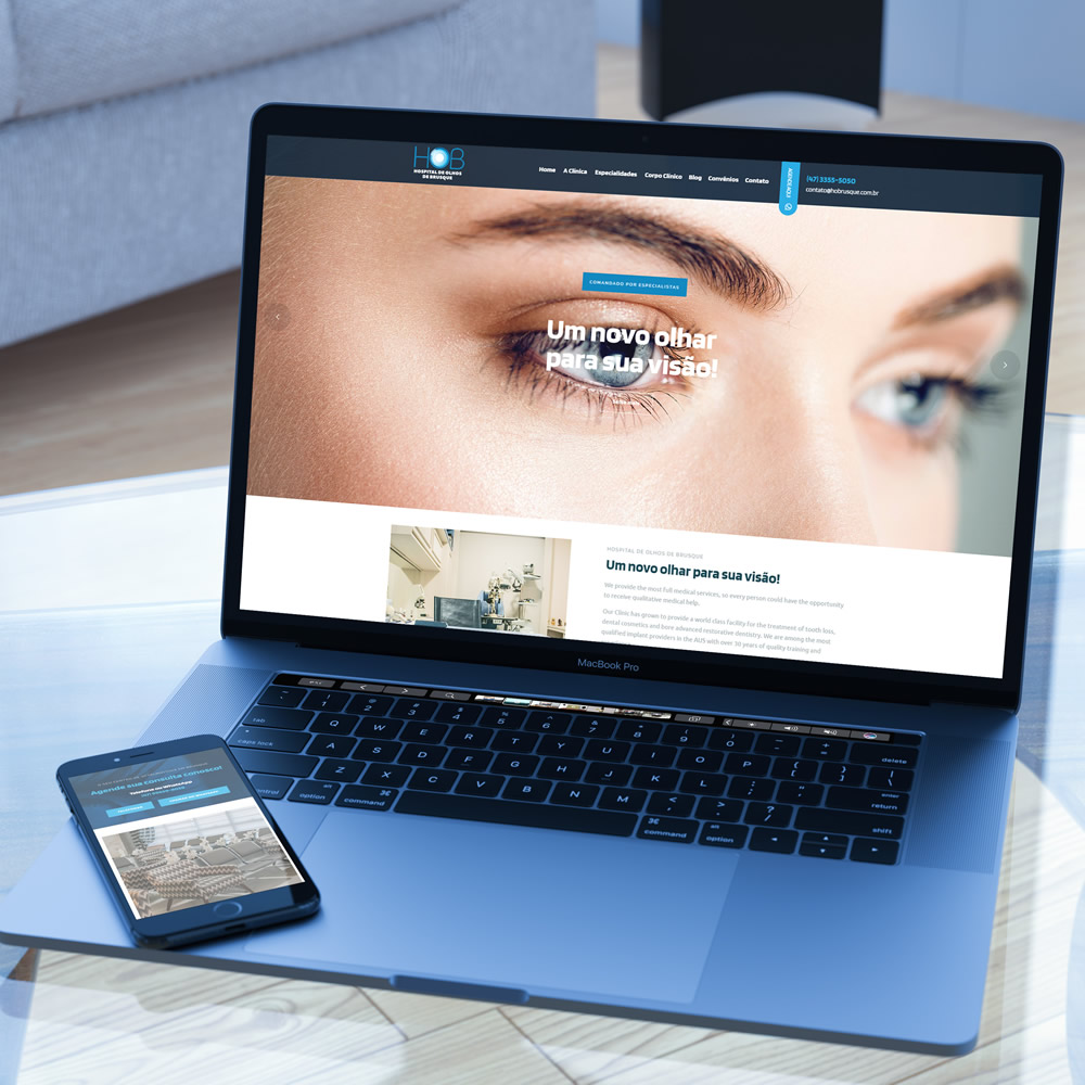 Sites Medicina e Saúde - P1 Design - Brusque