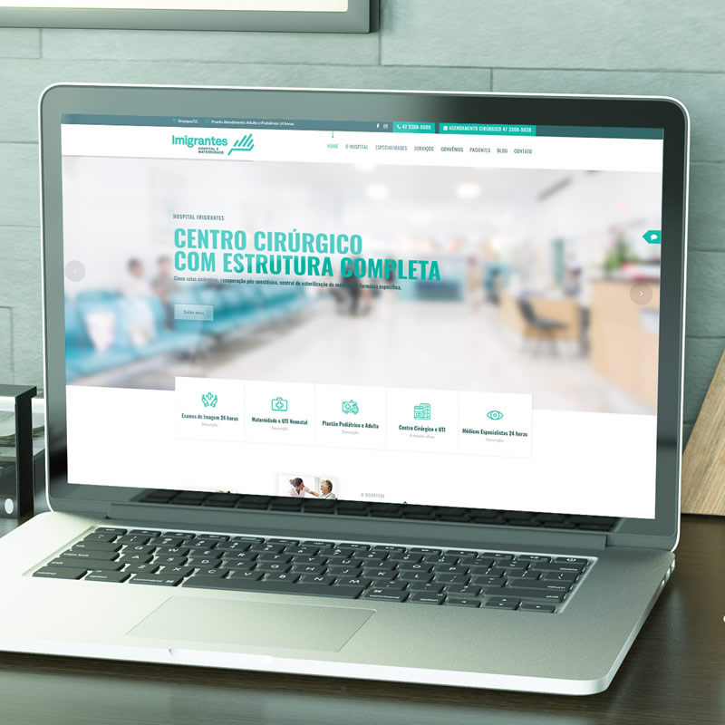 Sites Medicina e Saúde - P1 Design - Brusque